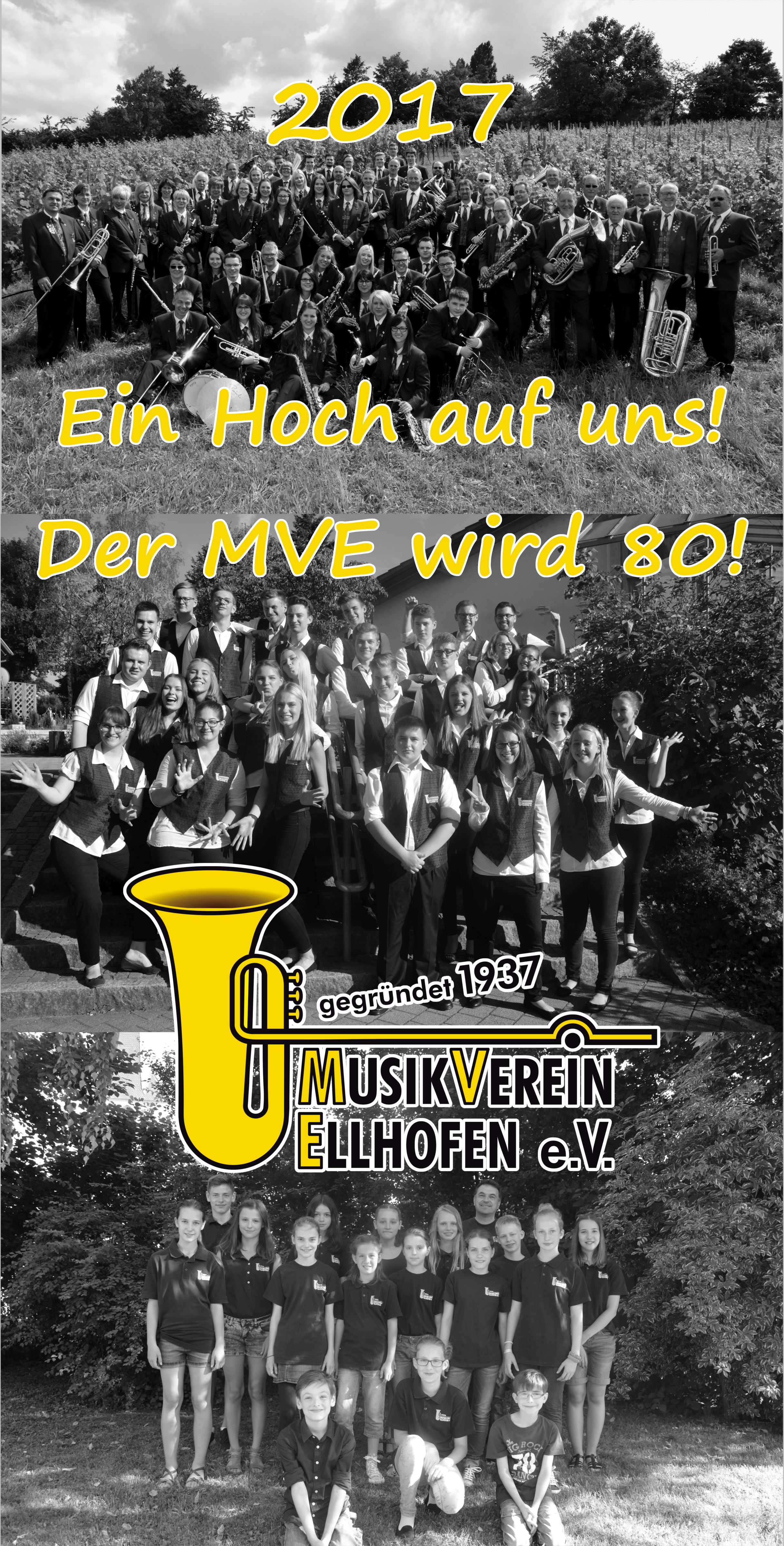 Festschrift zum 80 jährigen Jubiläum vom Musikverein Ellhofen