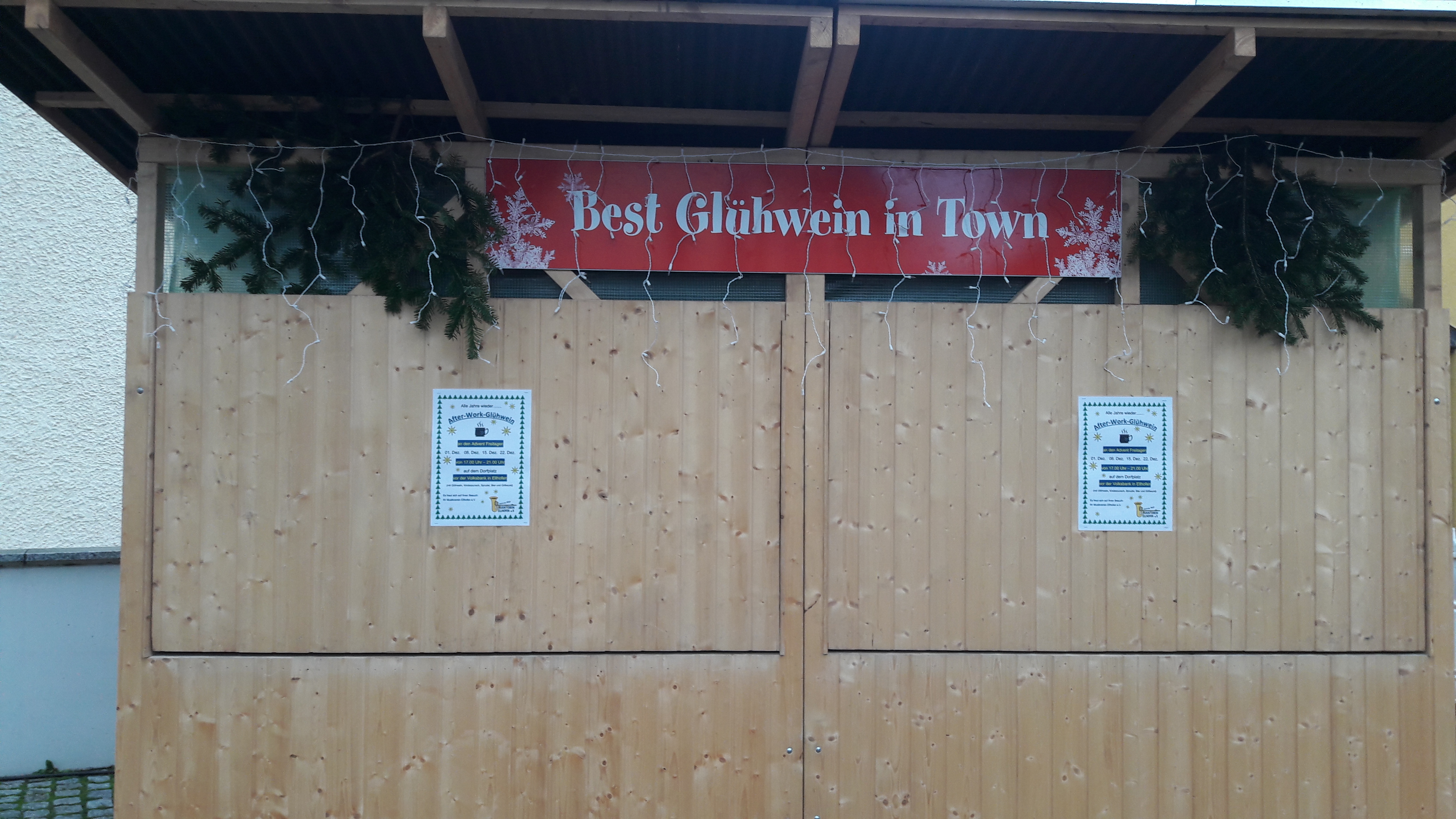 Best Glühwein in Town ab dem 01.12.2017