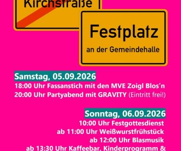 Ellhofener Kärwe 2026 – erstmals auf dem neuen Festplatz im Schulhof!